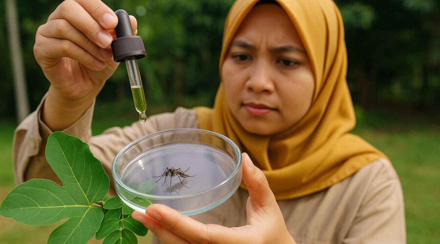 EKSTRAK DAUN KELOR DAN DAUN TIN