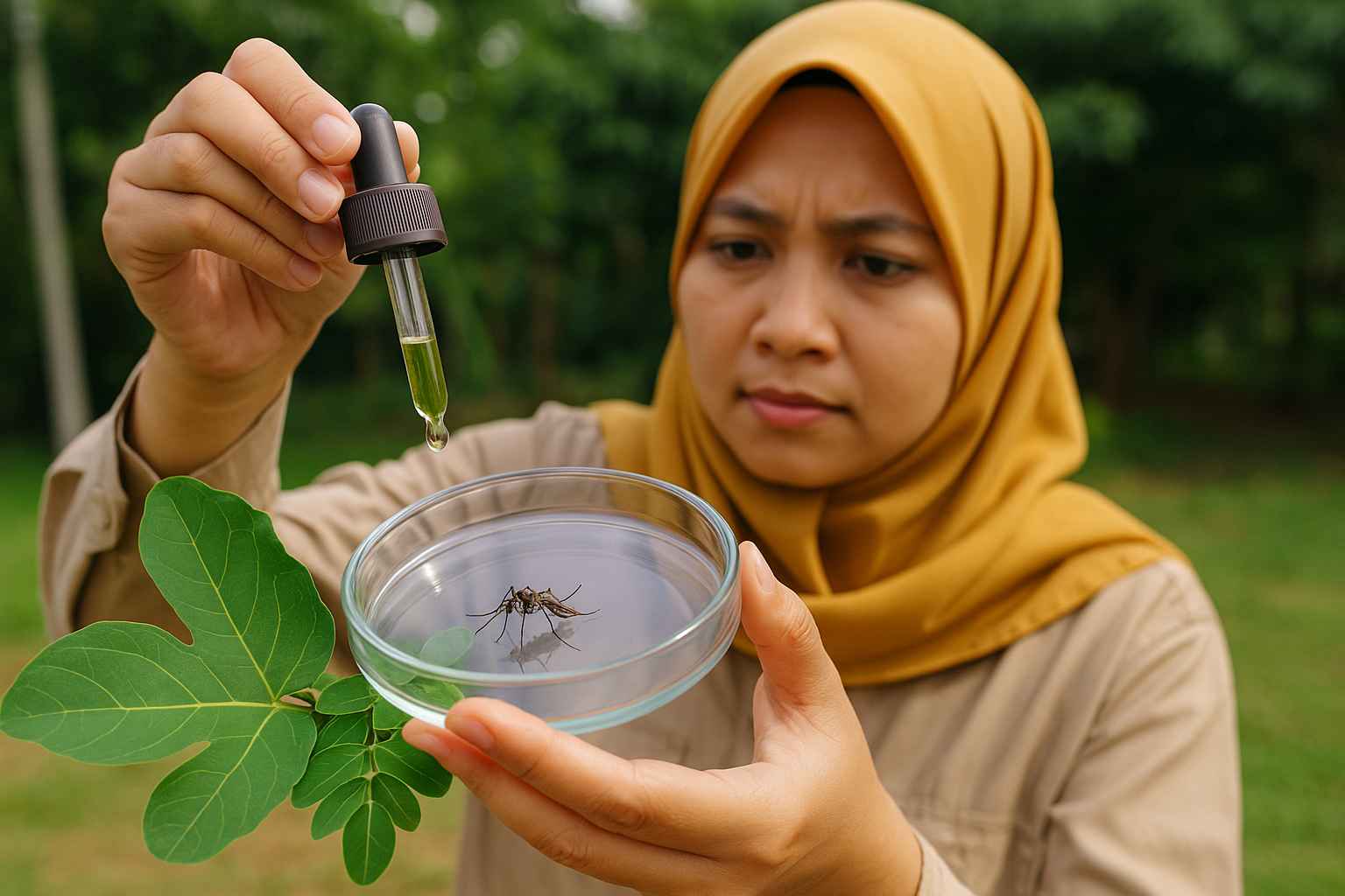 EKSTRAK DAUN KELOR DAN DAUN TIN